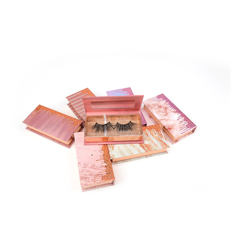 Wholesale Private Label Eyelashes Packaging 25MM Mink Eyelash Vendor Customized Boxes 