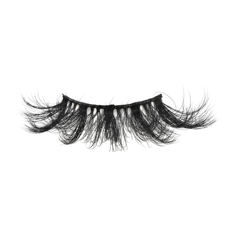 25mm long style High quality 3D faux Mink eyelash with private label packaging 3d mink lashes