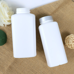 500ml Square White HDPE Jar Food Grade Jar