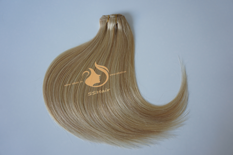 SSHair // Clip in Hair Extensions // Remy Human Hair // Mixed Color 24# 60# // Straight