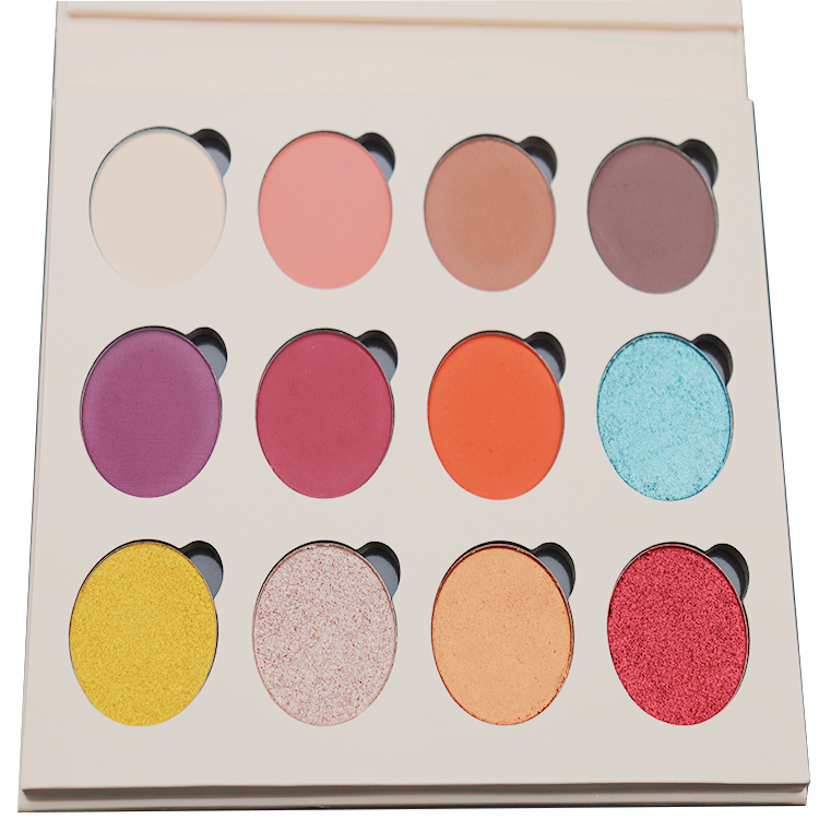 12 Colors From Girl Cosmetics Pink Style Dramatic Eye Makeup Eye Shadow Palette 