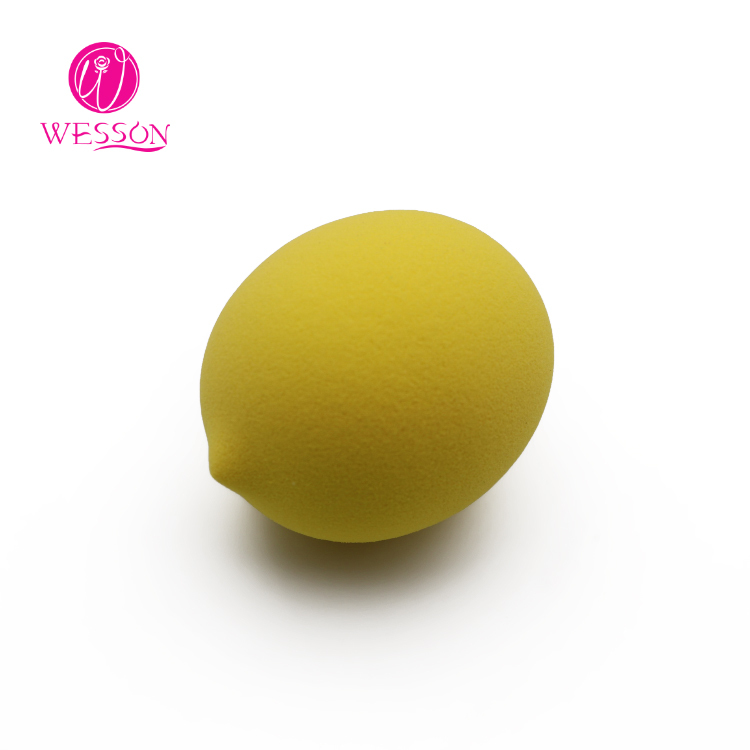 Factory wholesale high quality super soft non-latex free cosmetics beauty makeup sponge lemon blender 