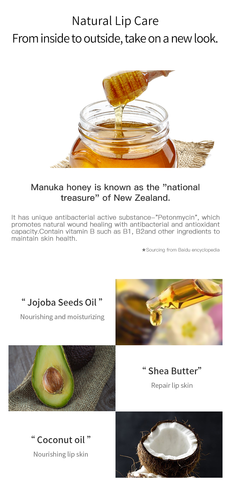 Manuka Bee 5 in 1 Color Developing & moisturizing Lipstick