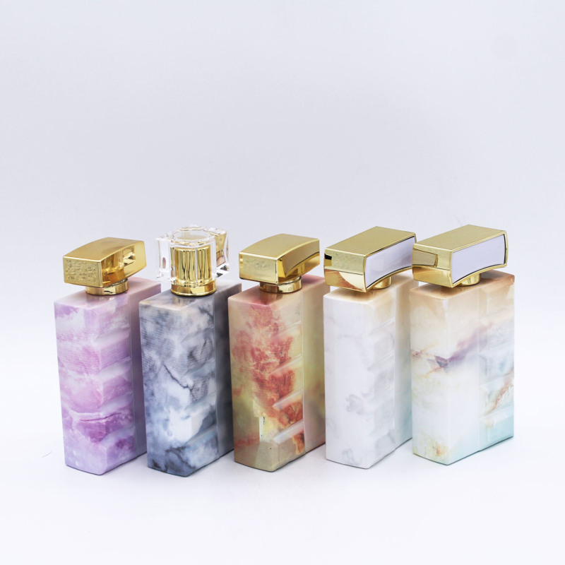 custom made empty cosmetic packaging white new perfume glass bottles 100ml