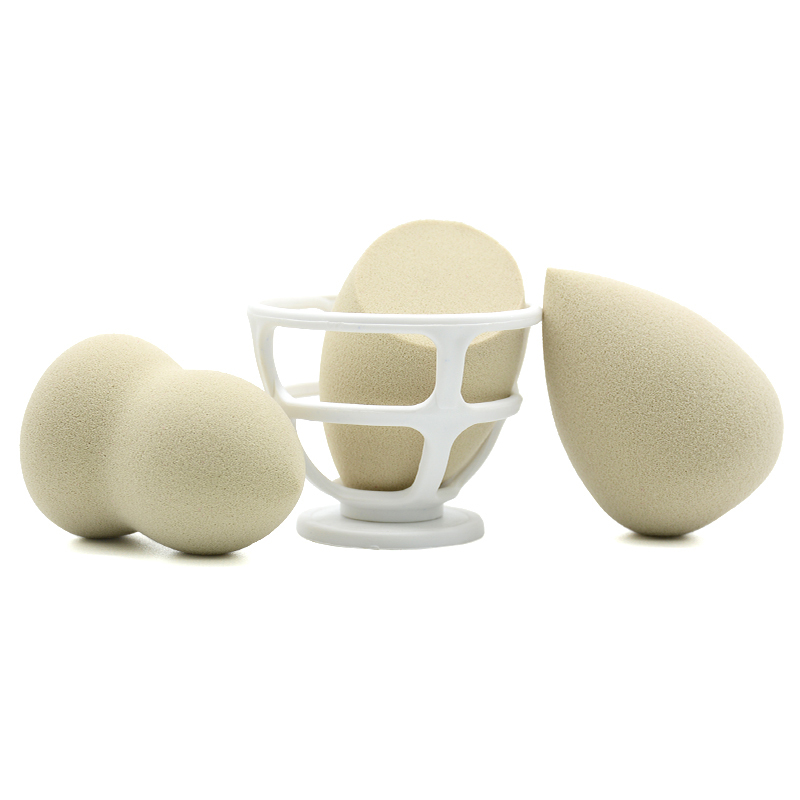 Biodegradable coconut sheel  latex free makeup sponge 