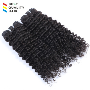 Cheaper price custom made curly human hair weft extension