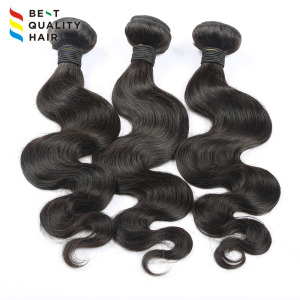 Wholesale body wave machine made weft extension