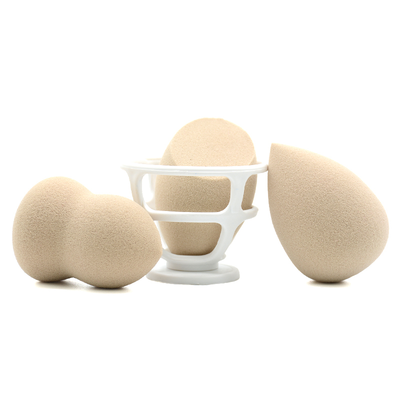 Biodegradable coconut sheel  latex free makeup sponge 