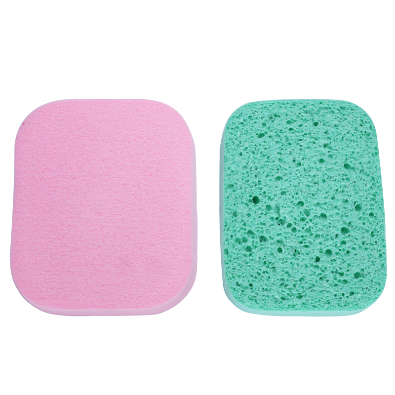 Wesson wholesale popular face cleaning and makeup sponge face wash puff 