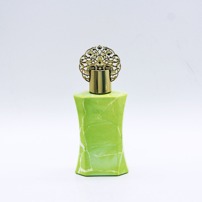 hot selling luxury 100ml glass cosmetic packaging empty perfume spray bottle with cap