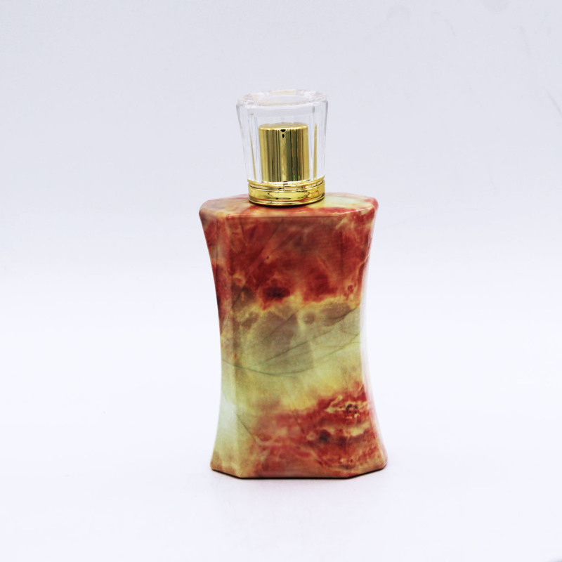 new design high quality empty cosmetic glass spray container 100 ml perfume bottle