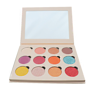 12 Colors From Girl Cosmetics Pink Style Dramatic Eye Makeup Eye Shadow Palette 