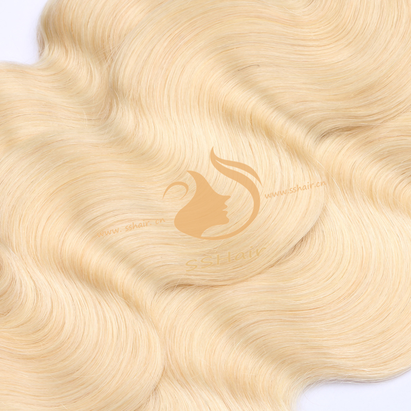 SSHair // Hair Weft*3 + Lace Closure //  Human Hair // 1BT613# // Body Wave