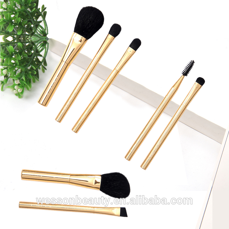 Wesson beauty private label makeup tool beginner professional beauty needs makeup brush set 