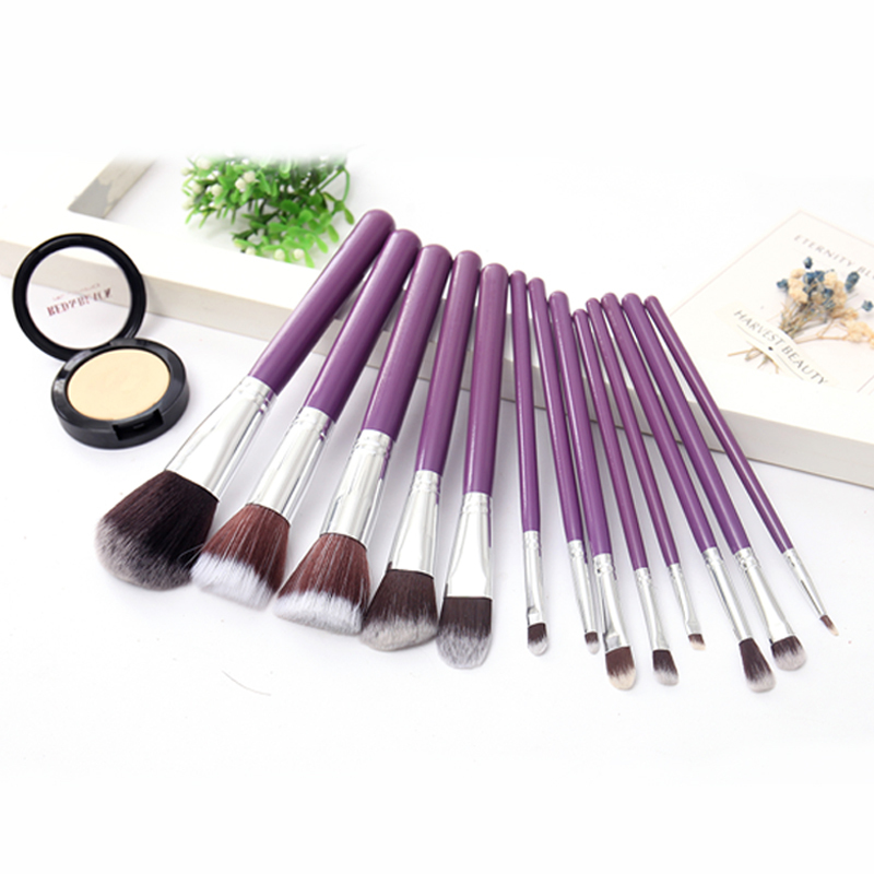 Make up brushes 13pcs professional synthetic hair foundation powder blush cosmetic private label makeup brush sets 