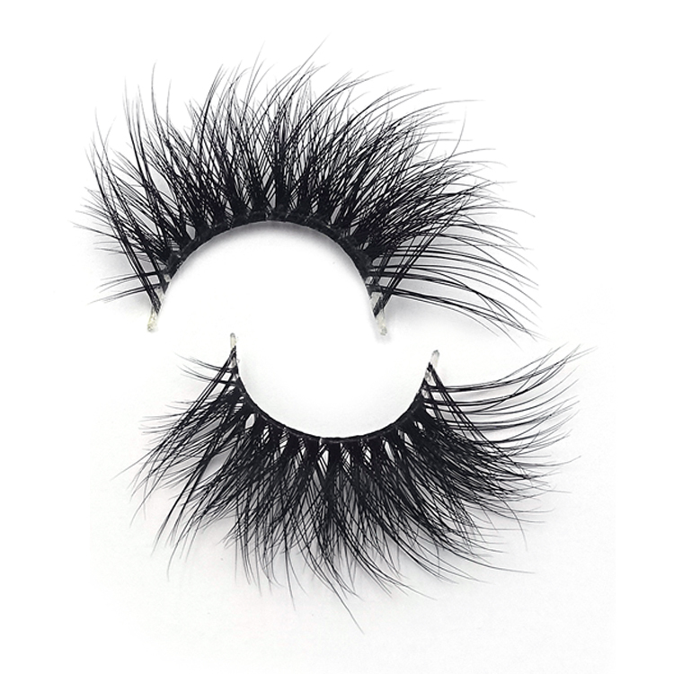 3T88 Hand Made Black Natural Soft  3D transparent line mink eyelashes