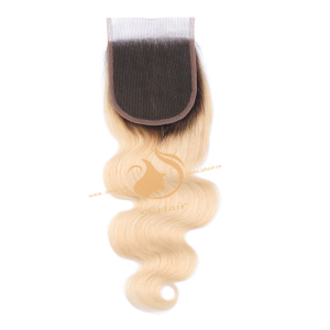 SSHair // Lace Closure  // Remy Human Hair // 1BT613# // Body Wave