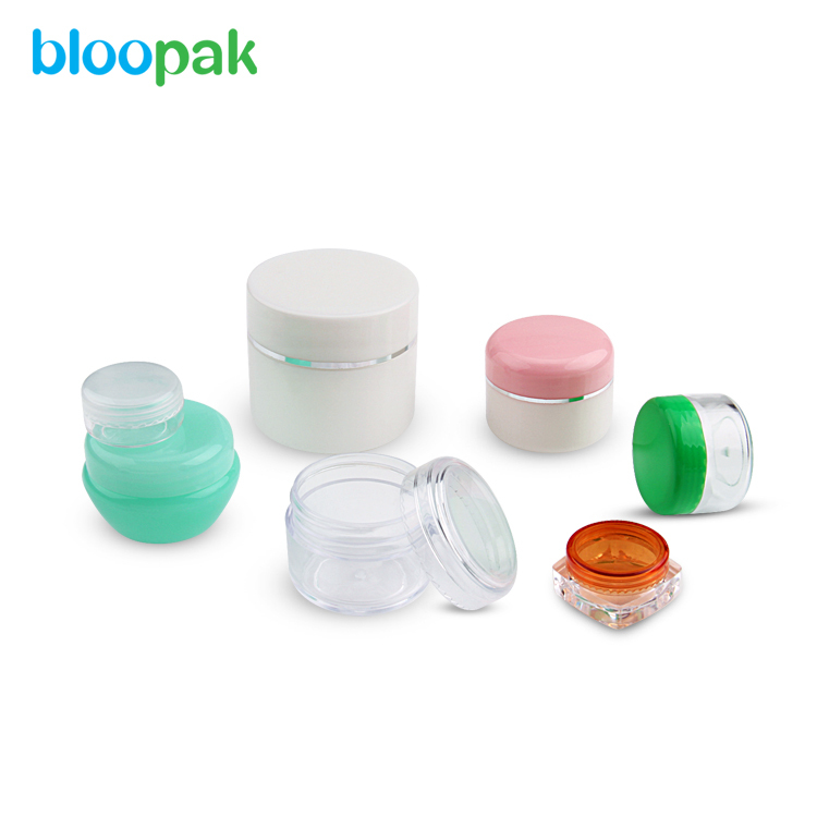 Color PP plastic 50g  jar cream jar,face cream jar packaging 