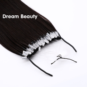 Virgin remy hair extension new style product wholesale easy pull knot thread hair extension 