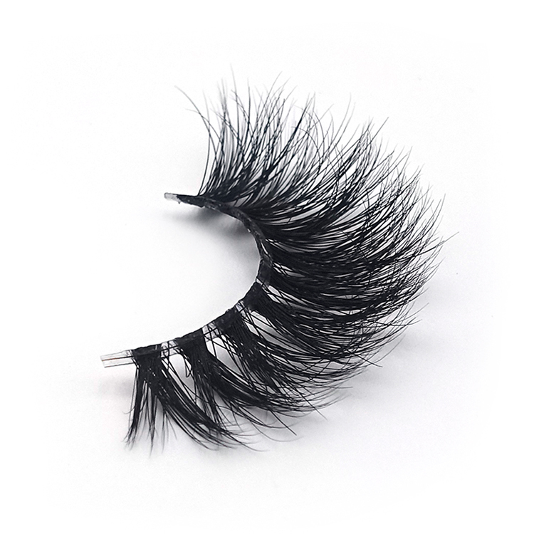 3T102L Hand Made Black 13-16mm 3D transparent line mink eyelashes Natural Soft 