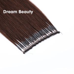 High Quality Virgin Hair Product Hand Made One Micro Ring with One Strand Hair Extension 