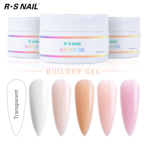 R S Nail Builder Gel Solo Box Set - 6 in stock colors
