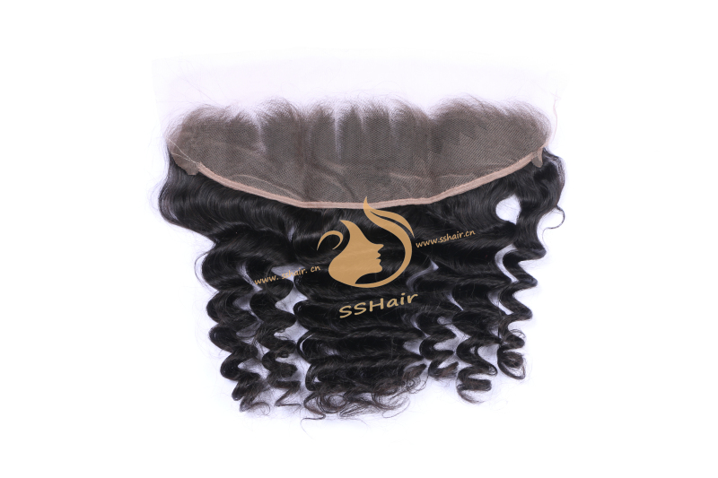 SSHair // Lace Frontal  // Remy Human Hair // Natural Color // Loose Wave