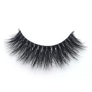 3T77S Black 3D transparent line mink eyelashes Washable and reusable