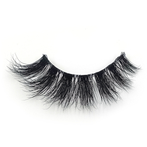 3T107 Black 3D Natural Soft 13-16mm transparent line mink eyelashes Washable and reusable