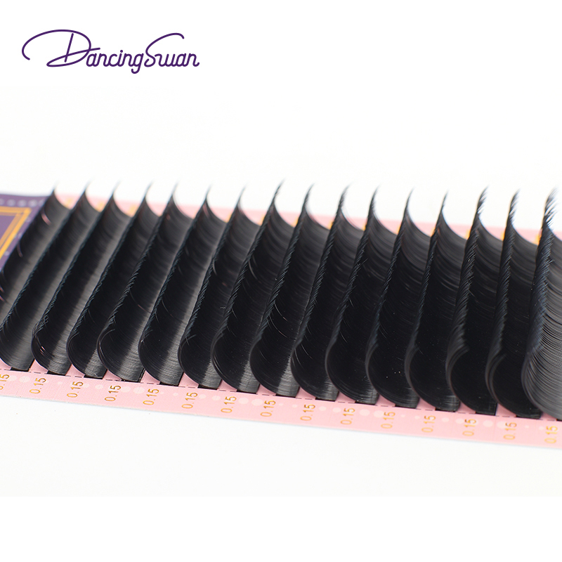 Ellipse Flat Lash Cashmere Extension Mink Trays Korea Lash beauty Supplies Soft Eyelash Extensions