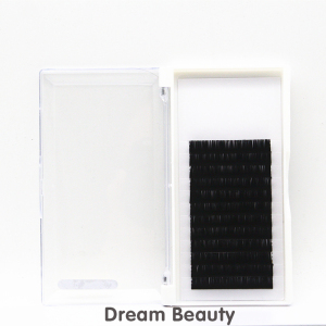 12 Lines 0.10mm thickness synthetic material eyelash supplier faux mink eyelash extension - MSDS INCI COA BV SG ISO9001 
