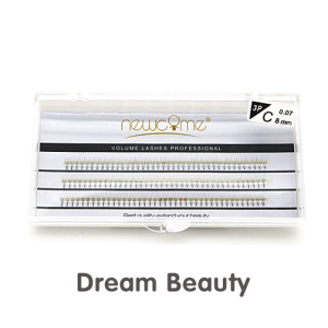 3P 0.07mm thickness C curl standard 11mm 3D Faux Mink Individual Eyelashes - MCDS INCI COA BV SG ISO9001 