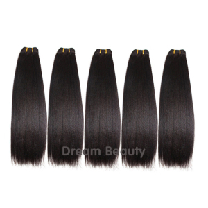 Raw unprocessed human virgin hair extension wholesale vendor silky straight hair weft 
