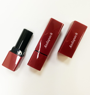 new style unique  lipstick tube  red  container  