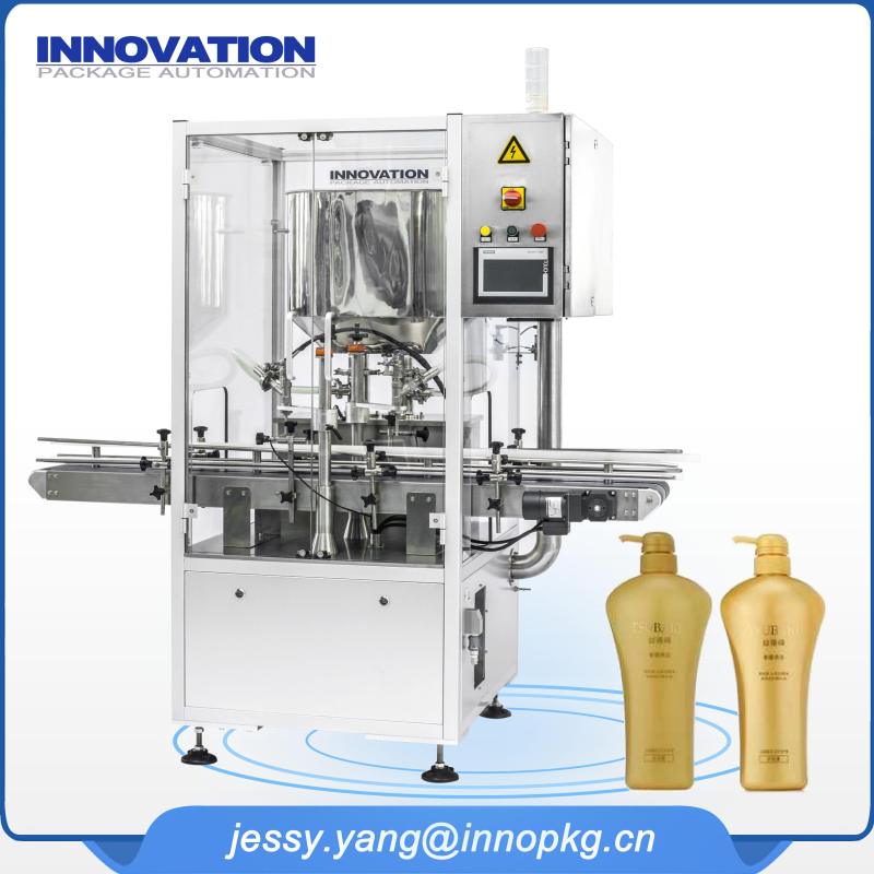Full Automatic Lotion Bottle Filling Capping Machine with PLC Controll