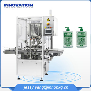 Hand Sanitizer Sprayer Automatic Filling Capping Labeling Machine