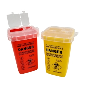 Plastic safety Sharps Waste Container 