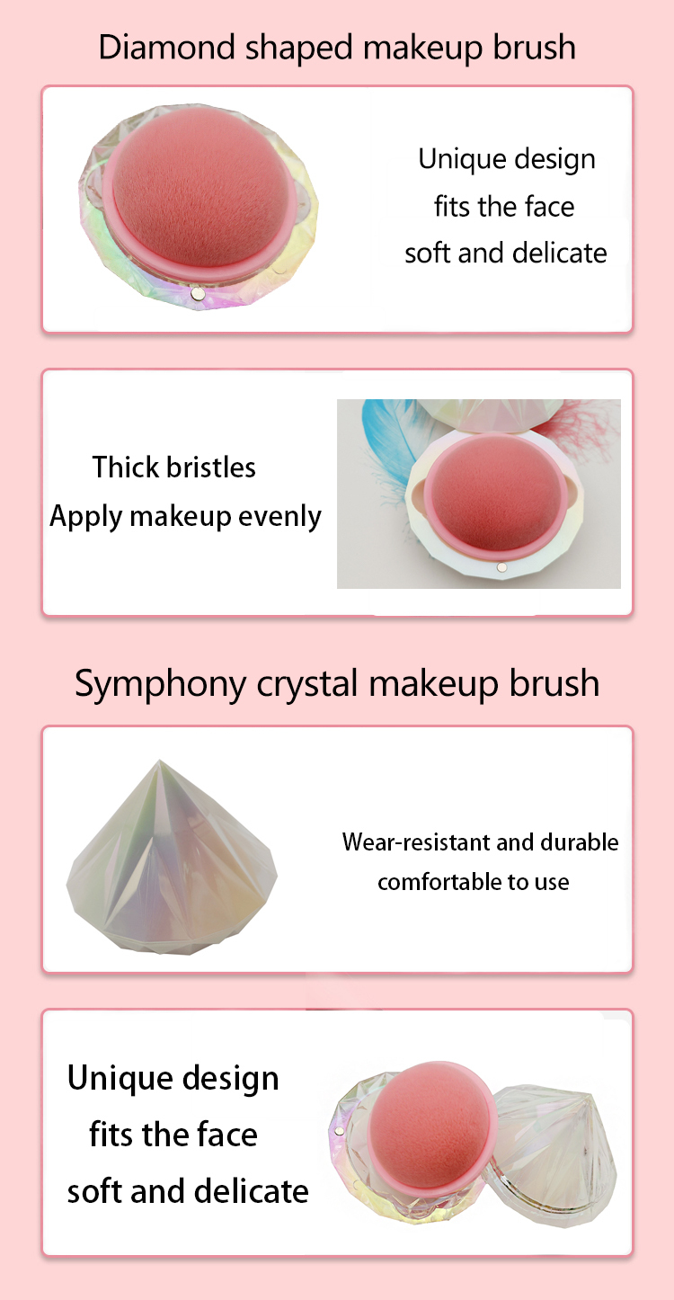Factory Wholesale Single Diamond Blush Brush High Quality Makeup Brush
