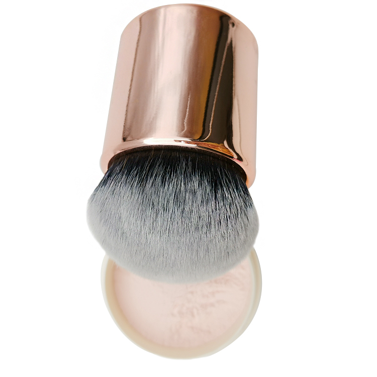 Wesson Beauty Kabuki Series Gold Round Head Single Makeup Brush