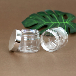 180ml cosmetic packaging jar PET Plastic Container 