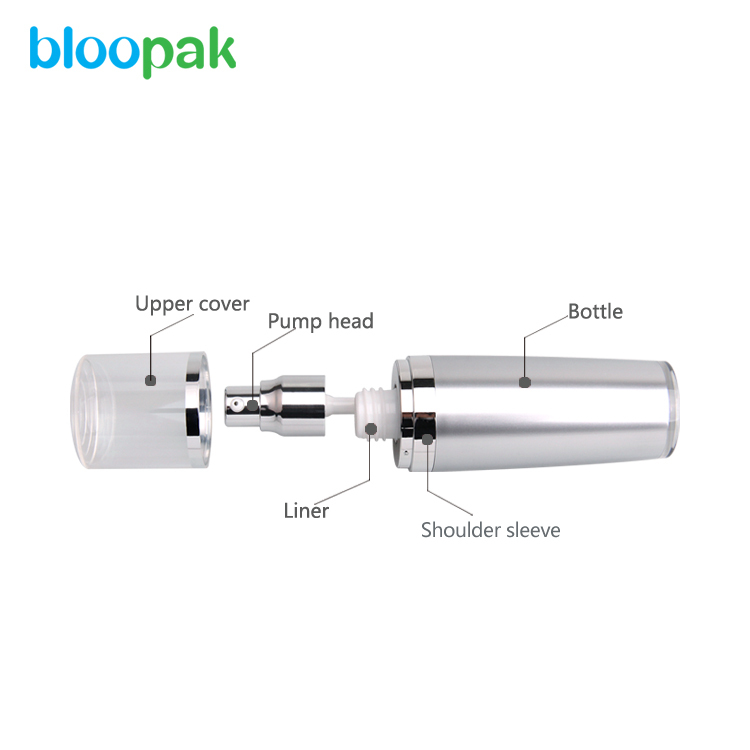 100ml Cylinder Plastic Acrylic Lotion Bottles with Pump