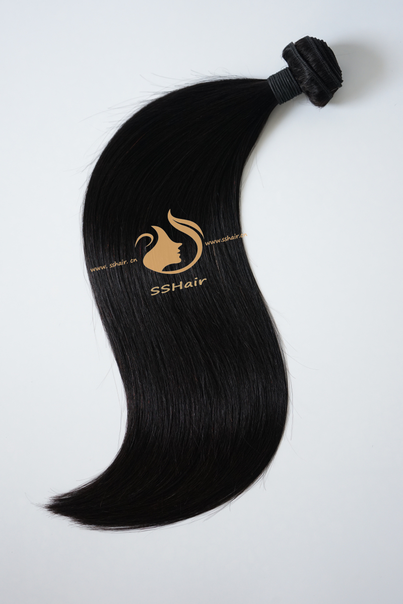 SSHair // Hair Weft // Remy Human Hair // Natural Color // Straight
