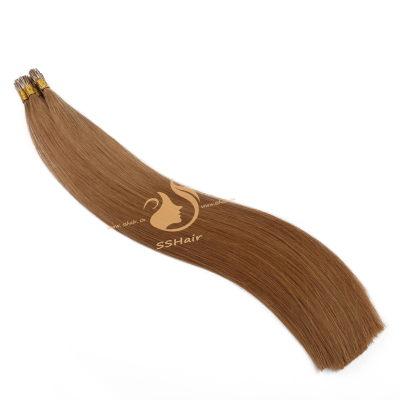 SSHair // I-tip Hair Extensions // Remy Human Hair // 16# // Straight
