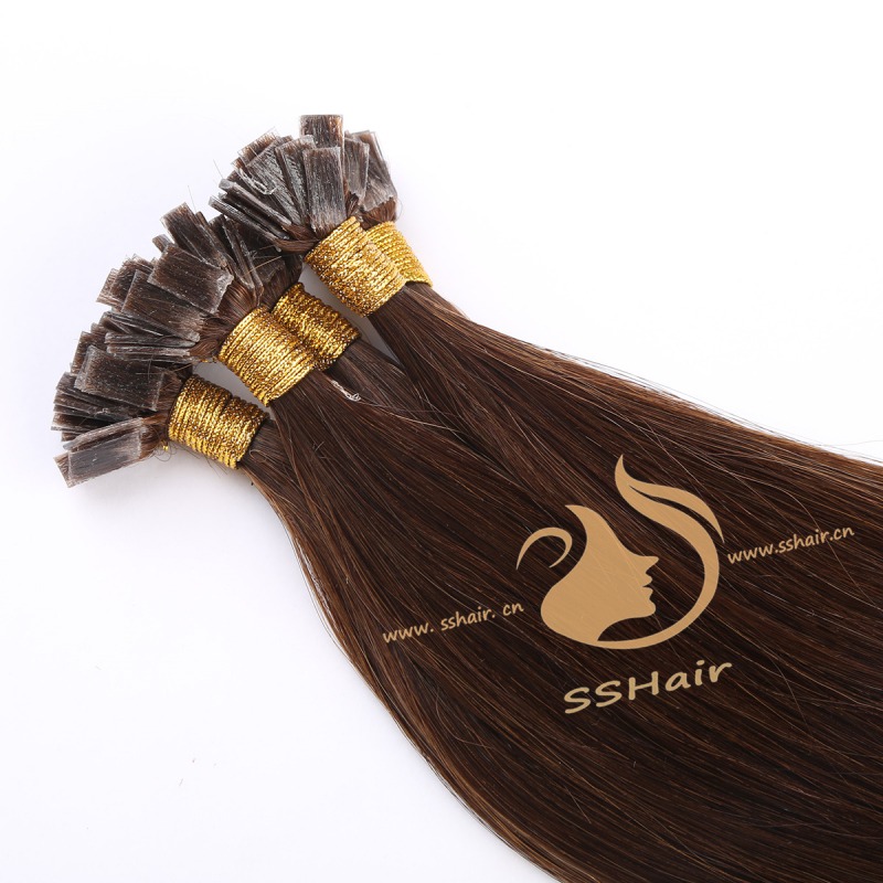 SSHair // Flat Tip Hair Extensions // Remy Human Hair // 4# // Straight