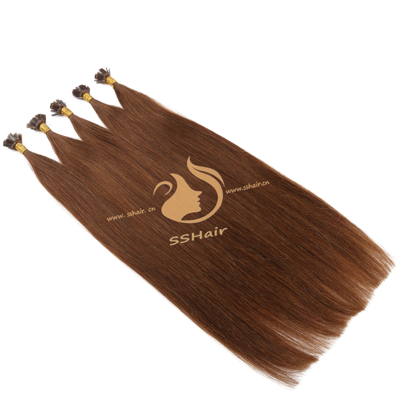 SSHair // Flat Tip Hair Extensions // Remy Human Hair // 6# // Straight