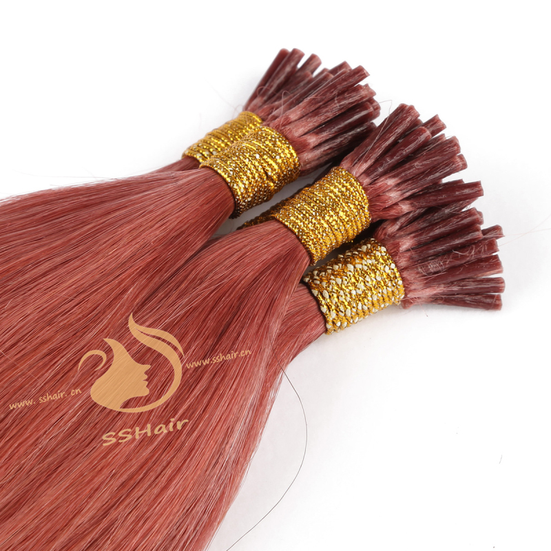 SSHair // I-tip Hair Extensions // Remy Human Hair // 35# // Straight