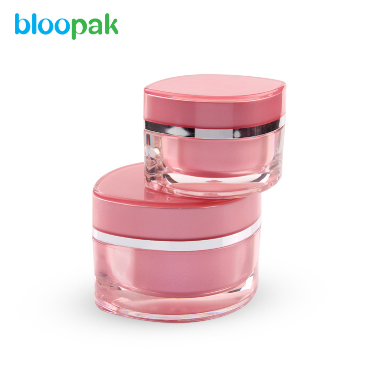 15g 30g 50g Round Double Wall Luxury Skin Care Cosmetic Facial Cream Container Packaging Acrylic Jar 