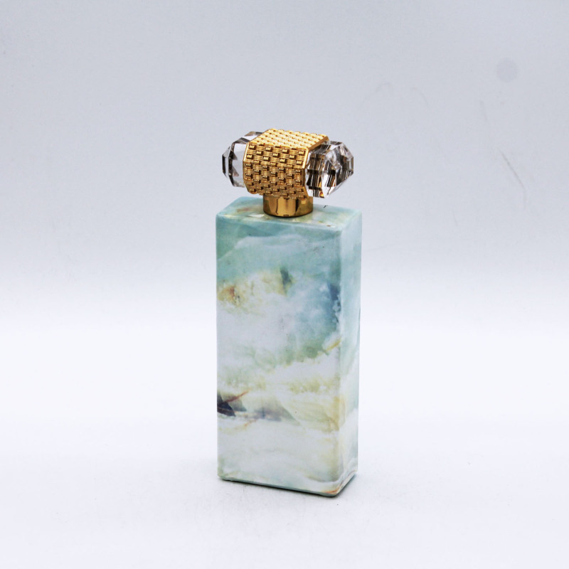 customized high-end empty vintage luxury cosmetic perfume spray 100ml glass bottle