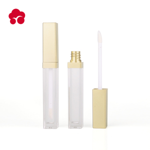 High-grade rectangle lip color tube shell/5 ml capacity Lip Glaze tube customized for wholesale