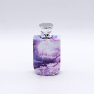 custom design high quality new color violet china perfume spray bottle 100ml glass